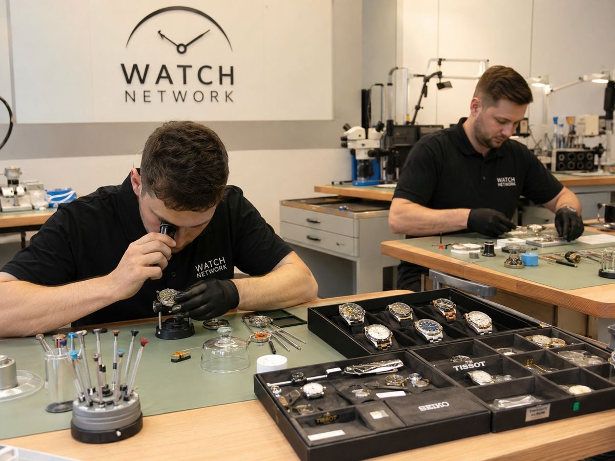 Polimento de caixa e pulseira de aço — Watch Network