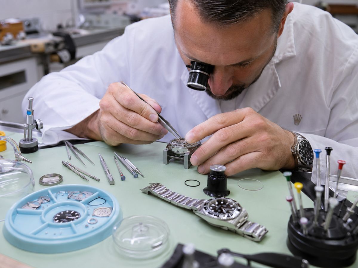 Polimento de caixa e pulseira de aço — Watch Network